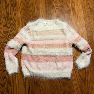 Lucky Penny kids 6x fuzzy sweater with polyester and later materials super‎ soft